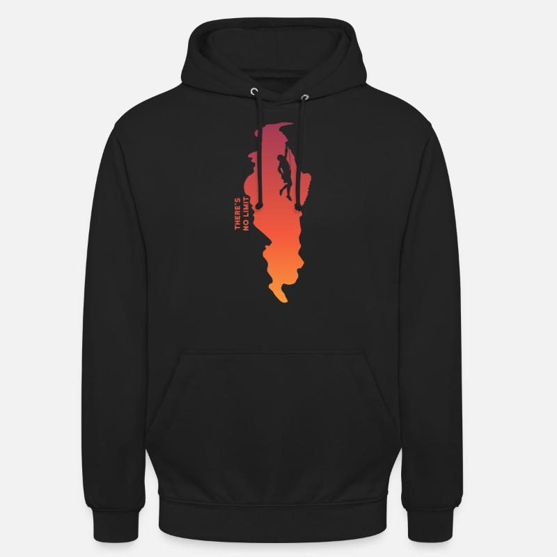 Ascensión - Sudadera con capucha unisex - negro