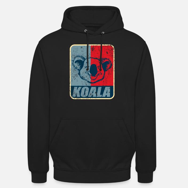Koala - Unisex Hoodie - Schwarz