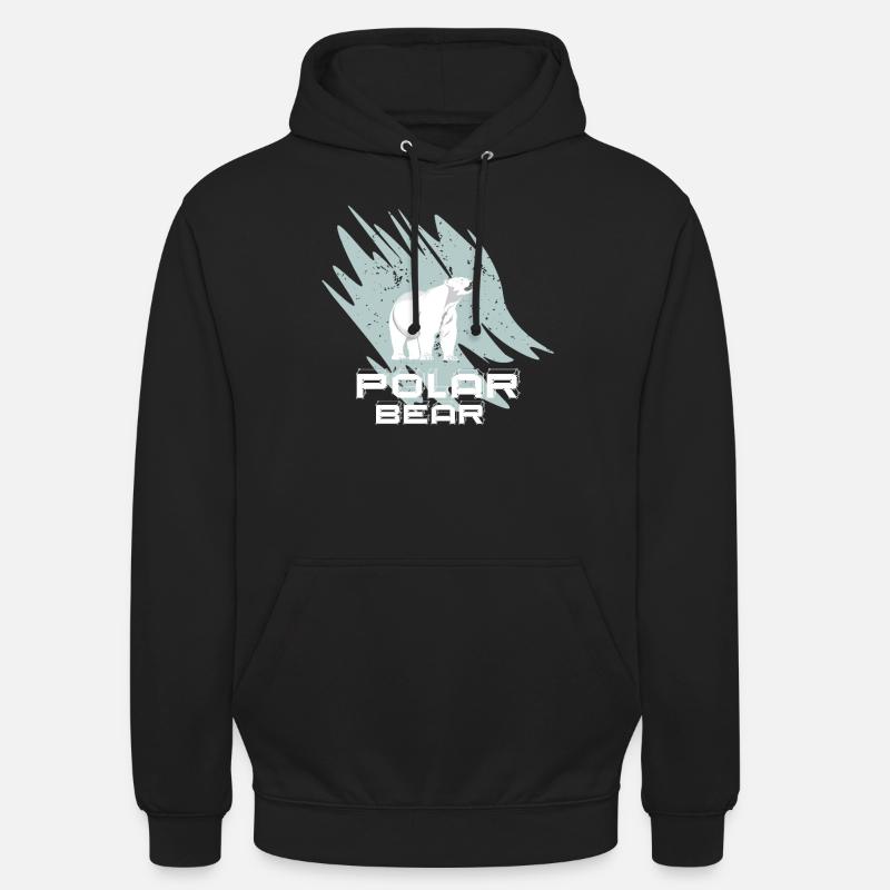Polar Bär - Unisex Hoodie - Schwarz