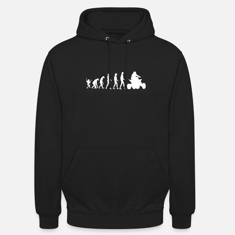 Quad ATV Evolution - Unisex Hoodie - black