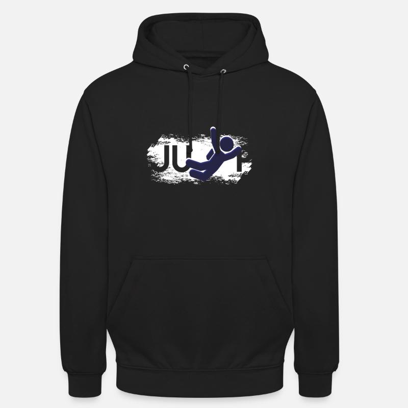 Base Jumping Fallschirm Springen Geschenk - Unisex Hoodie - Schwarz