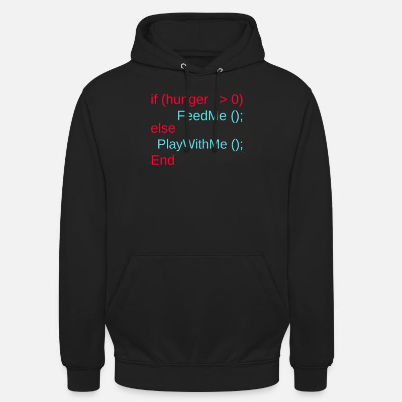 Drôle cadeau programmeur bébé nerds - Sweat-shirt à capuche unisexe - noir