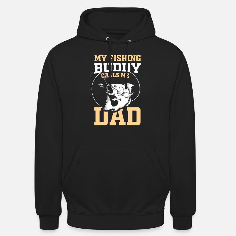Fishing Buddys - Geschenkidee - Unisex Hoodie - Schwarz