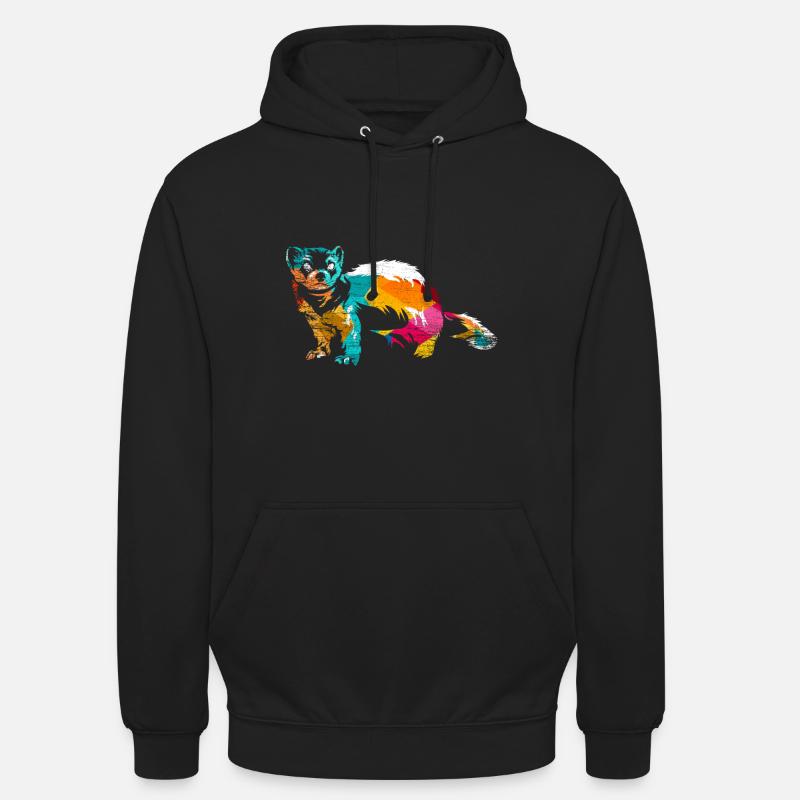 Frettchen - Unisex Hoodie - Schwarz