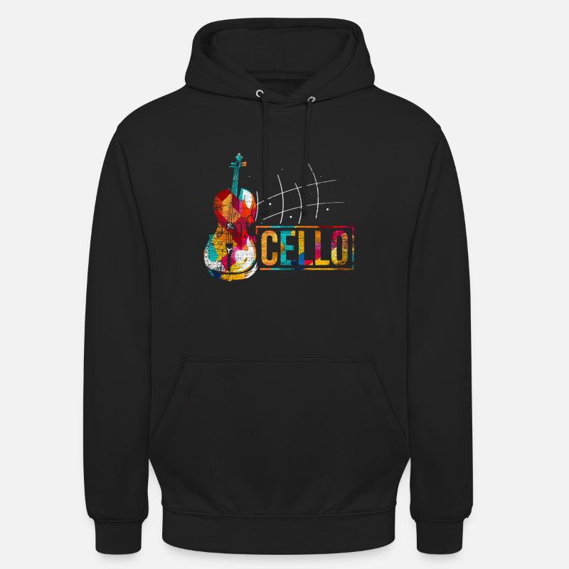 Cello Geschenk - Unisex Hoodie - Schwarz