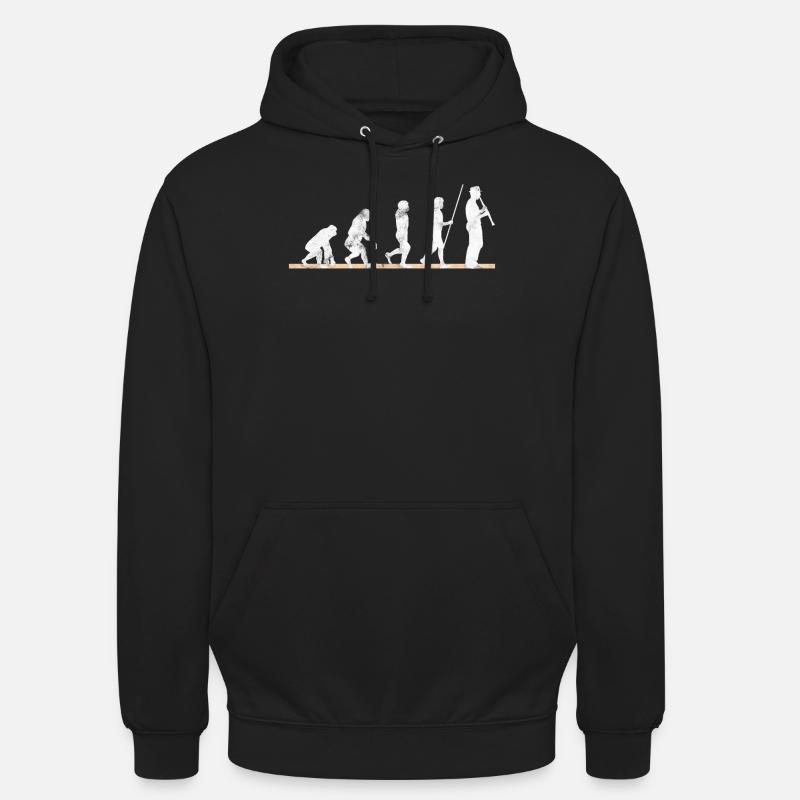 Klarinetten Evolution - Unisex Hoodie - Schwarz