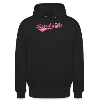 Cheerleading - Unisex Hoodie - Schwarz - Vorne - Alina (178cm) & Michal (187cm)