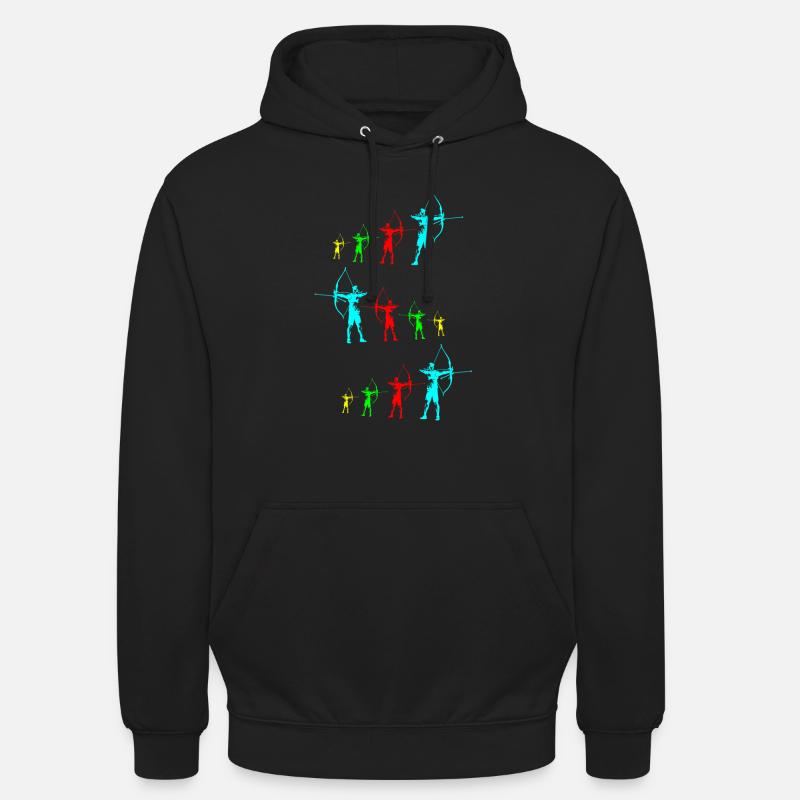Bogenschütze Bogenschießen Bogenjagd Geschenk - Unisex Hoodie - Schwarz