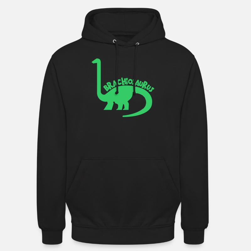 Dino Dinosaurier Tier Geschenk - Unisex Hoodie - Schwarz