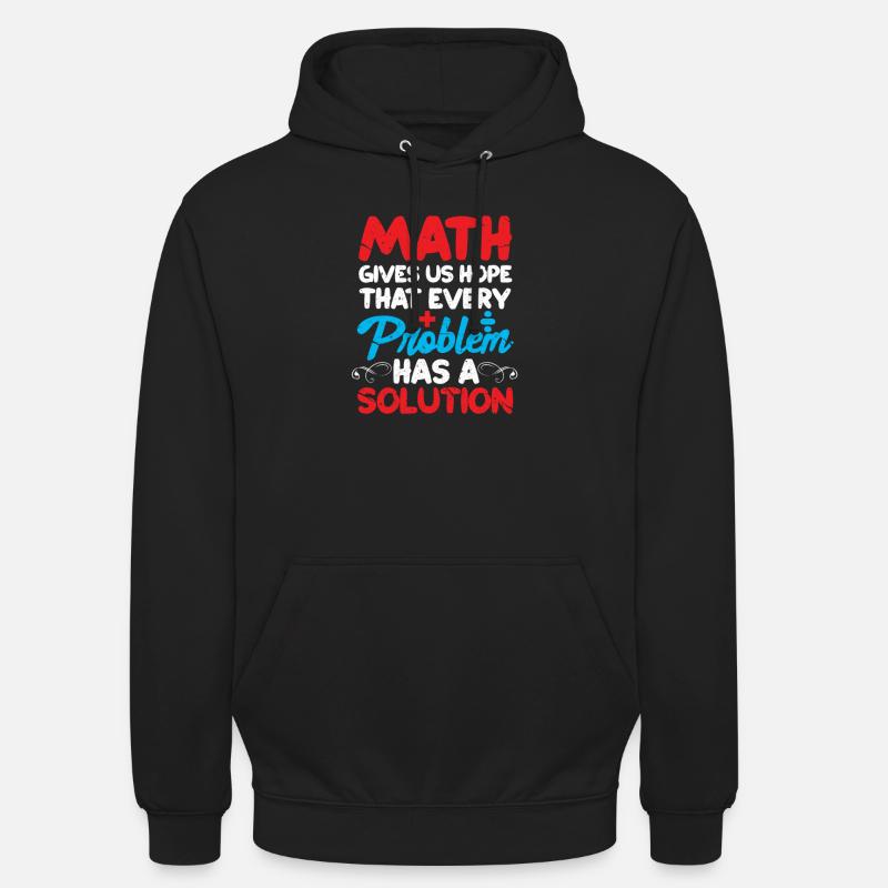 Mathe - Unisex Hoodie - Schwarz