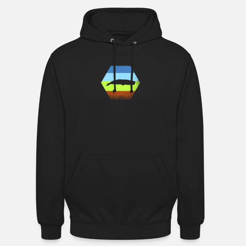 capodoglio - Felpa con cappuccio unisex - nero