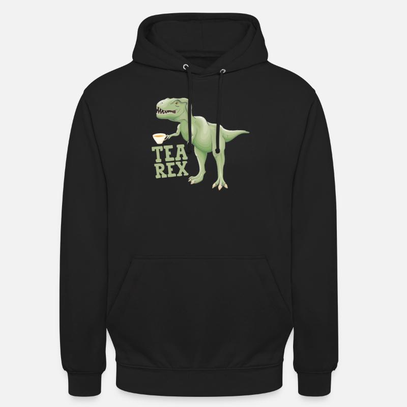 Tea Rex - Unisex Hoodie - black
