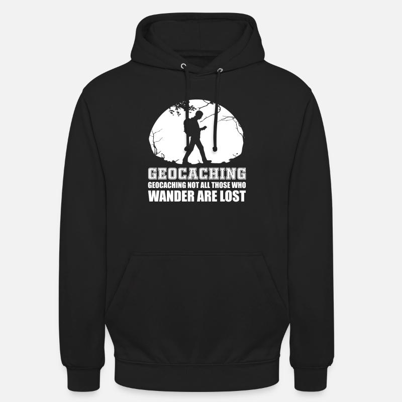 Geocaching - Unisex Hoodie - Schwarz