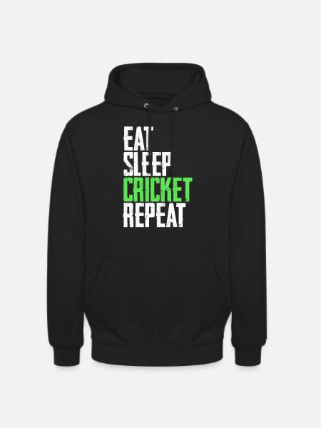 Cricket cricketer - Unisex Hoodie - black