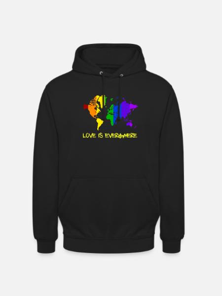 LGBT - Uniseks hoodie - zwart