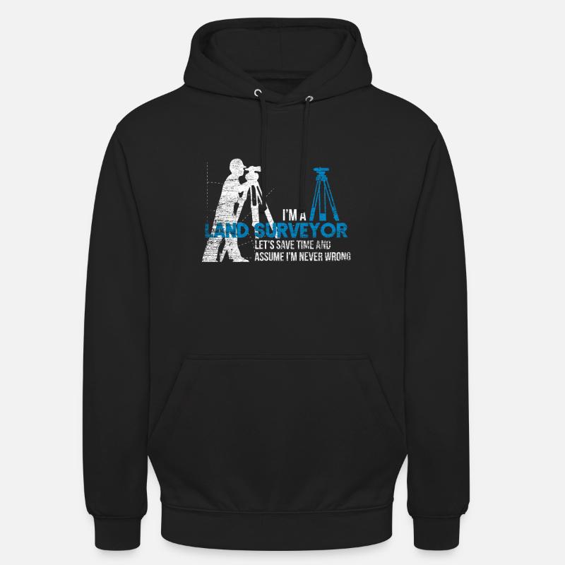 Surveyor Gift - Unisex Hoodie - black