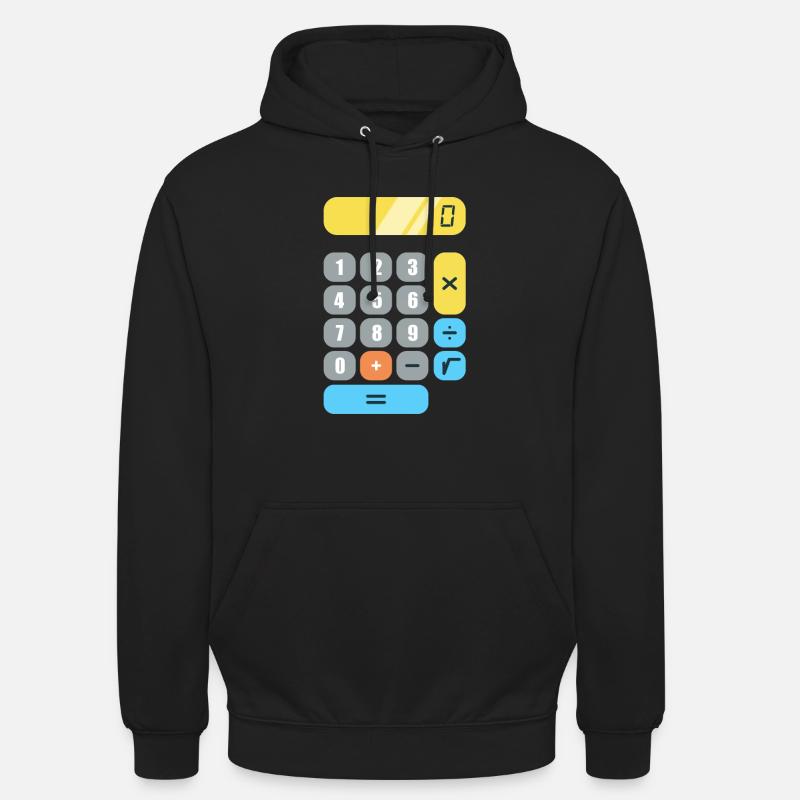 math - Sweat-shirt à capuche unisexe - noir