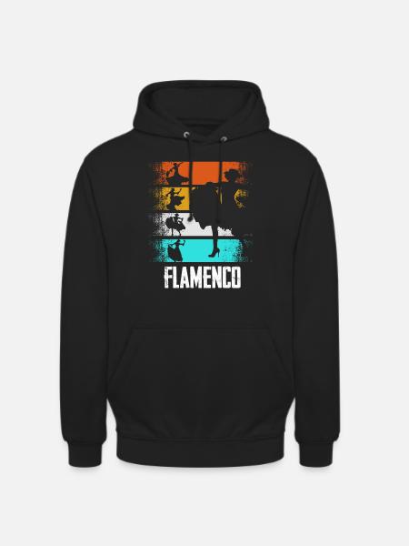 Flamenco Retro - Unisex Hoodie - black