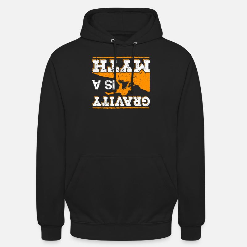 Drôle d'escalade - Sweat-shirt à capuche unisexe - noir