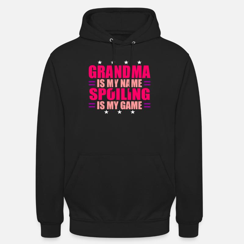 Oma Omi Geschenk Großmutter Geschenkidee - Unisex Hoodie - Schwarz