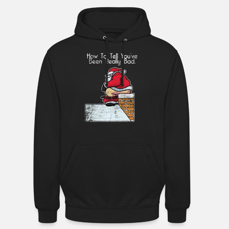 Ramonage cheminée cadeau de noel - Sweat-shirt à capuche unisexe - noir