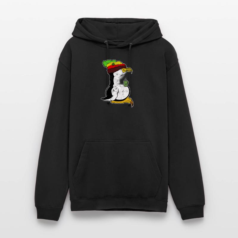 Tux Linux Pinguin Kaffee Pause Computer Nerd Retro Unisex Hoodie