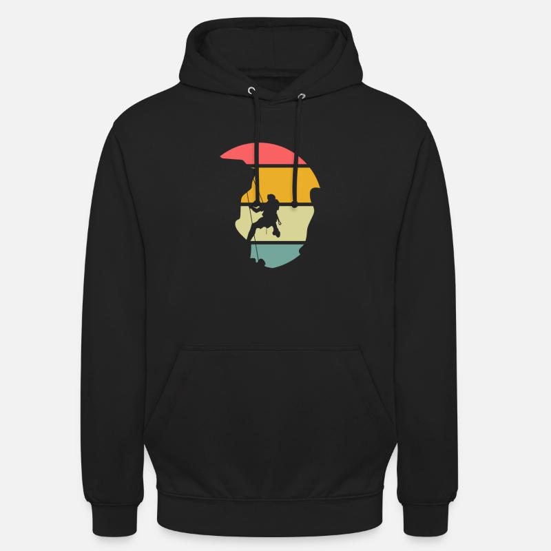 Cadeau de grimpeur - Sweat-shirt à capuche unisexe - noir