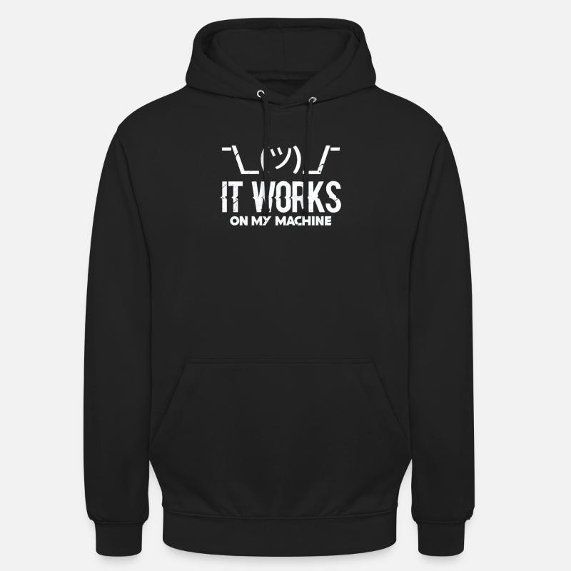 programmeur - Sweat-shirt à capuche unisexe - noir
