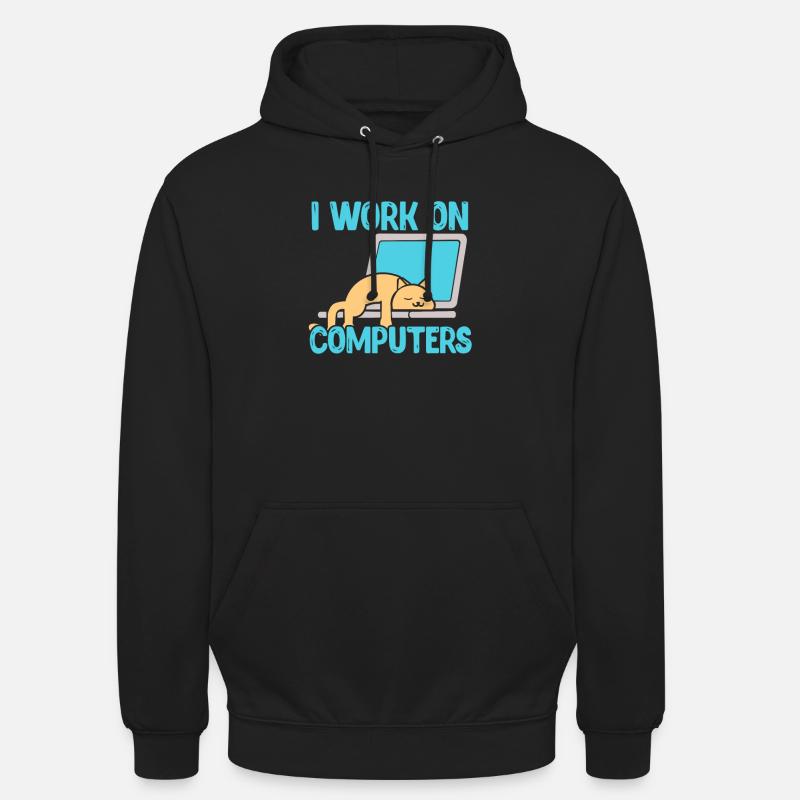 Programmeur informatique code informatique cadeau - Sweat-shirt à capuche unisexe - noir