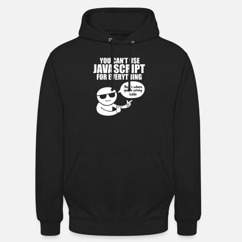 Programmer Javascript - Unisex Hoodie - black