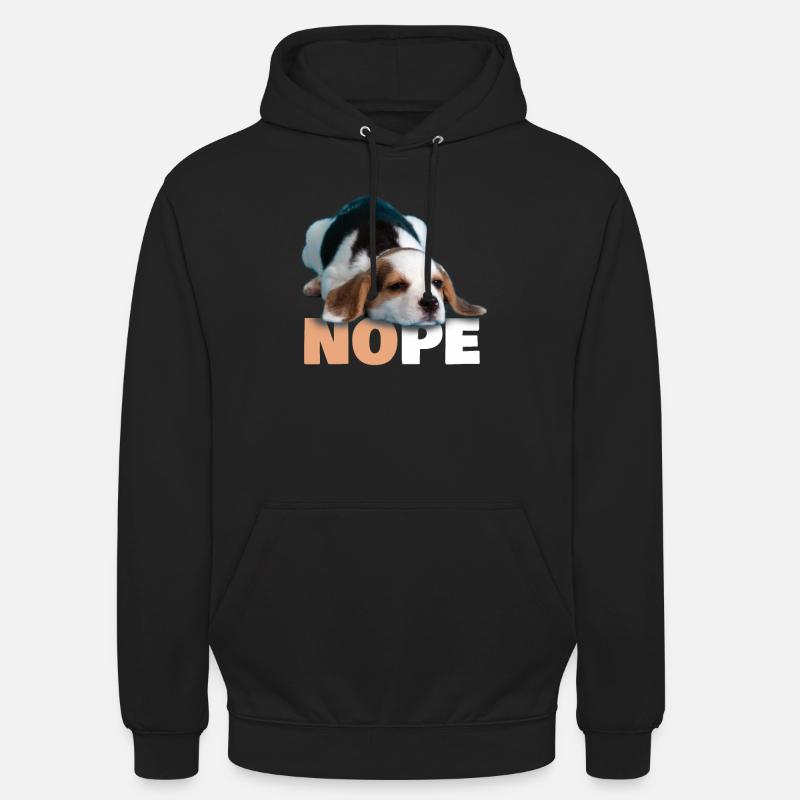 Beagle Hündchen Geschenkidee - Unisex Hoodie - Schwarz