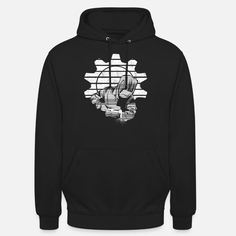 soudage - Sweat-shirt à capuche unisexe - noir