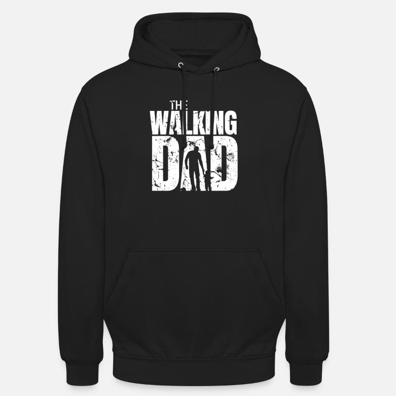The Walking Dad - Felpa con cappuccio unisex - nero