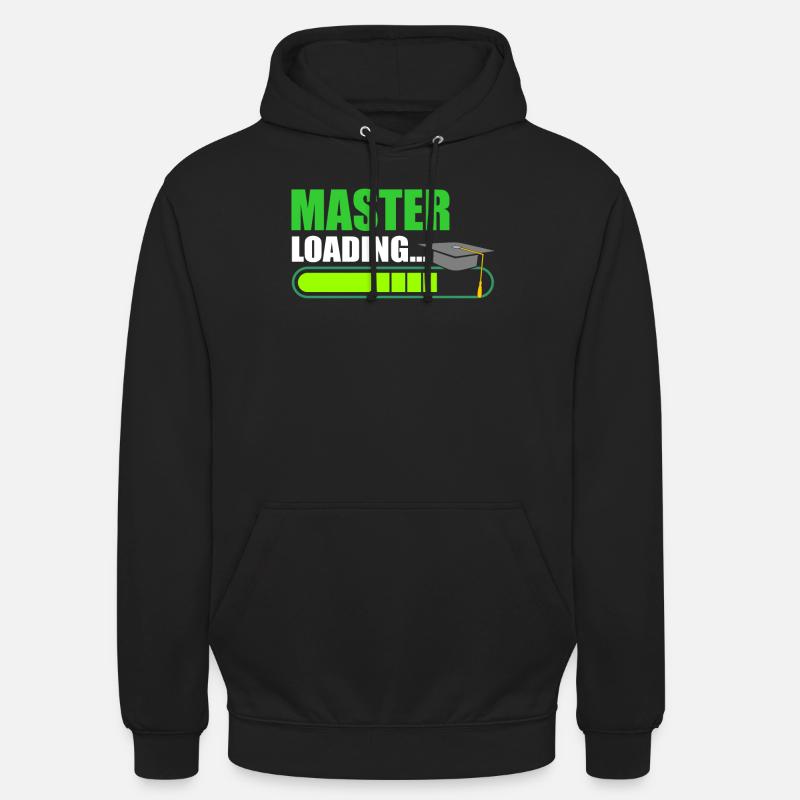 Master Loading Master's degree - Unisex Hoodie - black