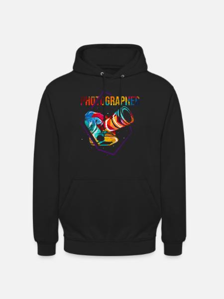 Photographer Camera Gift - Unisex Hoodie - black