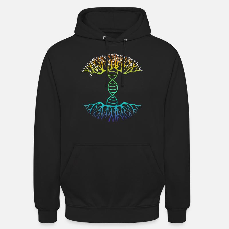 DNA Stammbaum - Unisex Hoodie - Schwarz