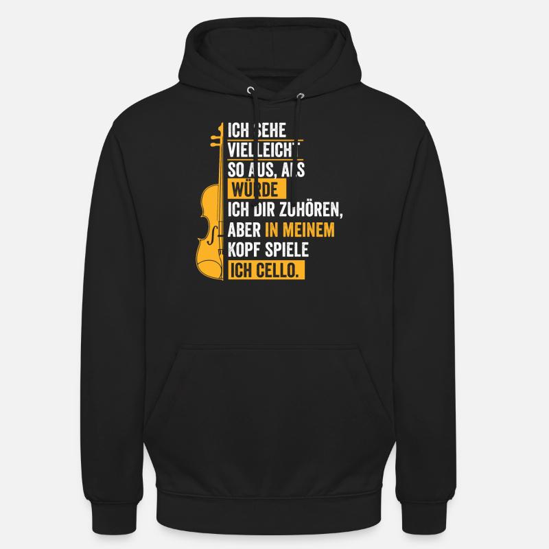 Cello Jazz - Unisex Hoodie - Schwarz