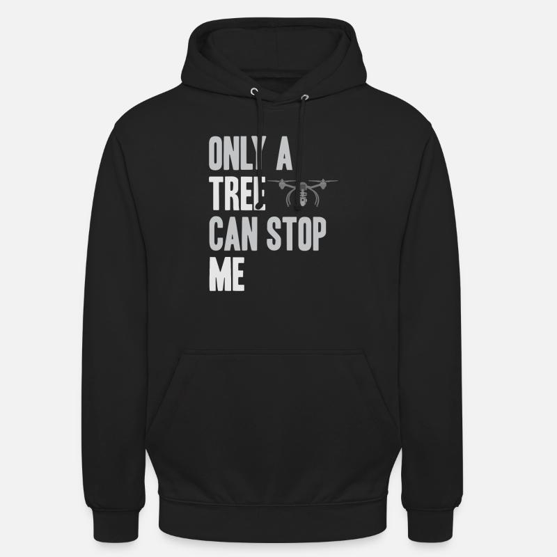 drone - Sweat-shirt à capuche unisexe - noir