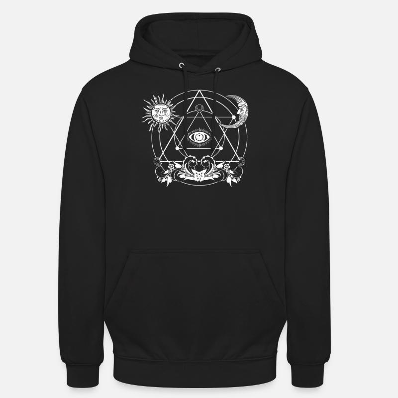Black Magic 3rd Eye Occult Blackcraft Magic - Unisex Hoodie - black
