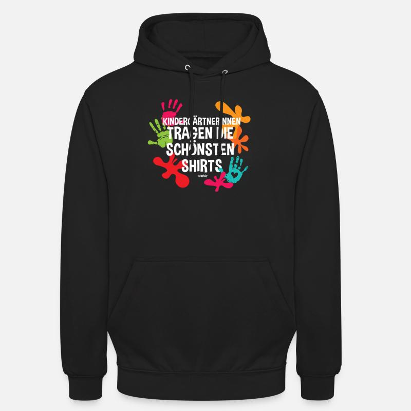 Kindergärtnerin Kindergarten Pädagogen - Unisex Hoodie - Schwarz