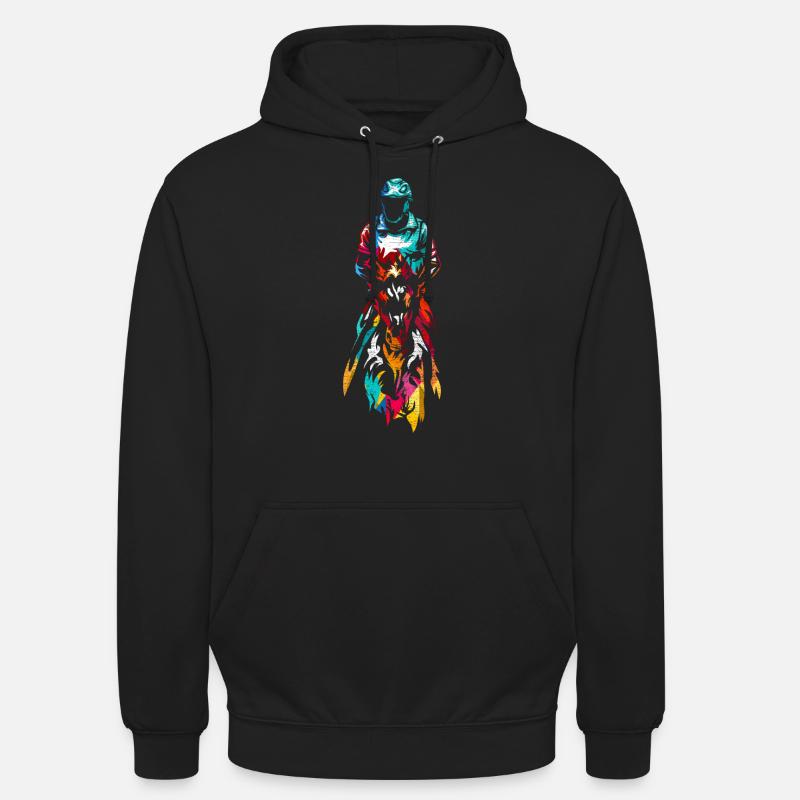 Cadeau d'équitation d'endurance - Sweat-shirt à capuche unisexe - noir