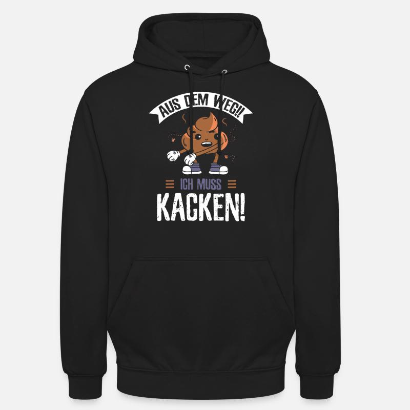 Durchfall - Unisex Hoodie - Schwarz