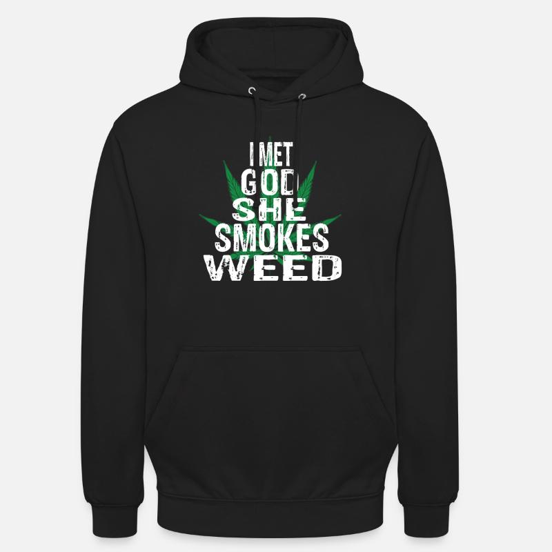 Fumer - Sweat-shirt à capuche unisexe - noir