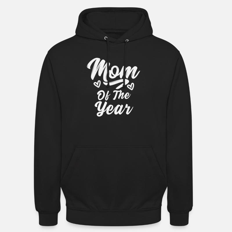 Maman de l'année - Sweat-shirt à capuche unisexe - noir