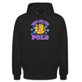 Water polo - Sweat-shirt à capuche unisexe - noir - Devant - Alina (178cm) & Michal (187cm)