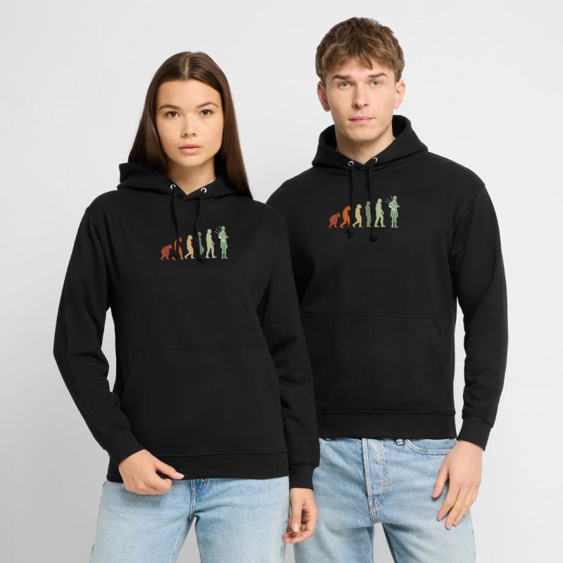Chemise de cornemuse musique de cornemuse EVOLUTION Sweat-shirt à capuche unisexe