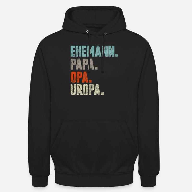 Uropa - Unisex Hoodie - Schwarz