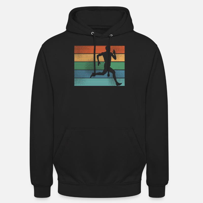 Running Jogging Running - Sweat-shirt à capuche unisexe - noir