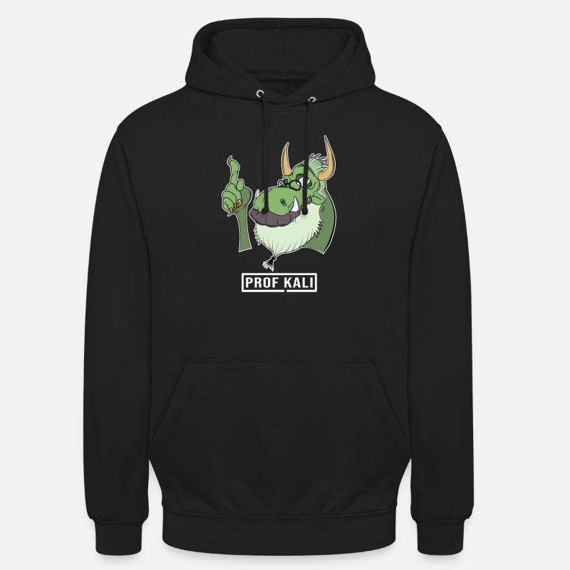 Kali Linux Computer Administrator Tux Dragon Head Unisex Hoodie