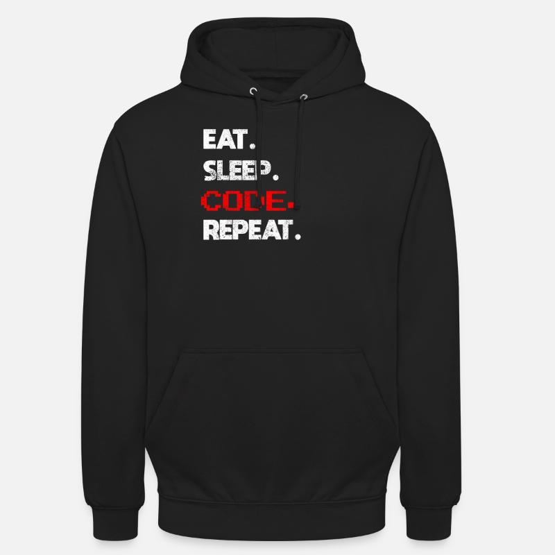 Programmeur codeur - Sweat-shirt à capuche unisexe - noir